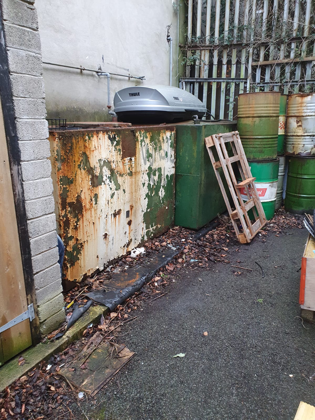 Tank removal